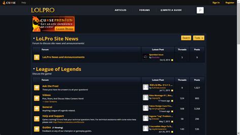 legends forums.